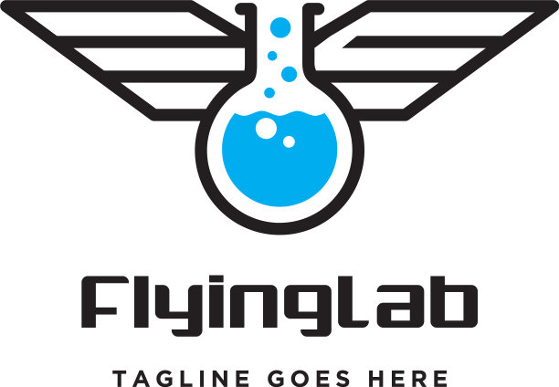 飞行实验室的标志图片下载