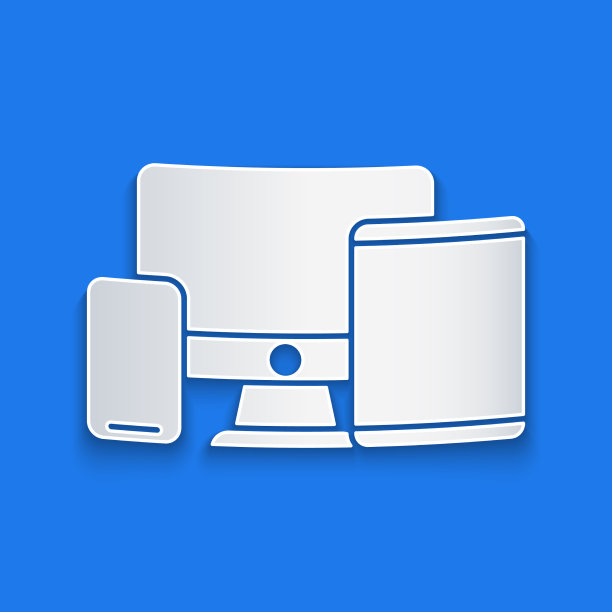 剪纸电脑显示器图形平板和图片下载