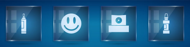 设置记号笔笑脸喷雾罐喷嘴盖图片下载