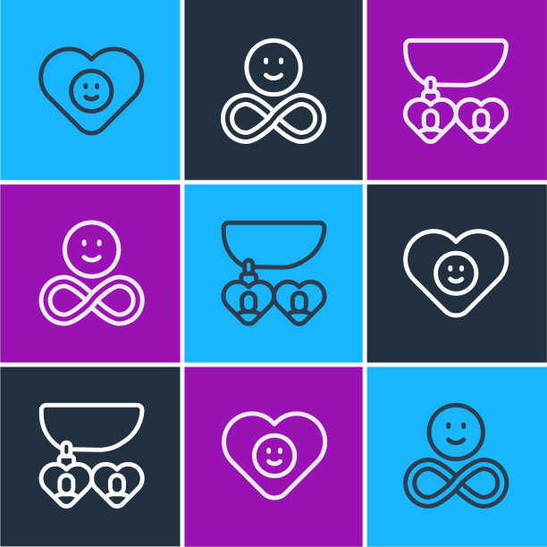 用心镶线好关系项链图片下载