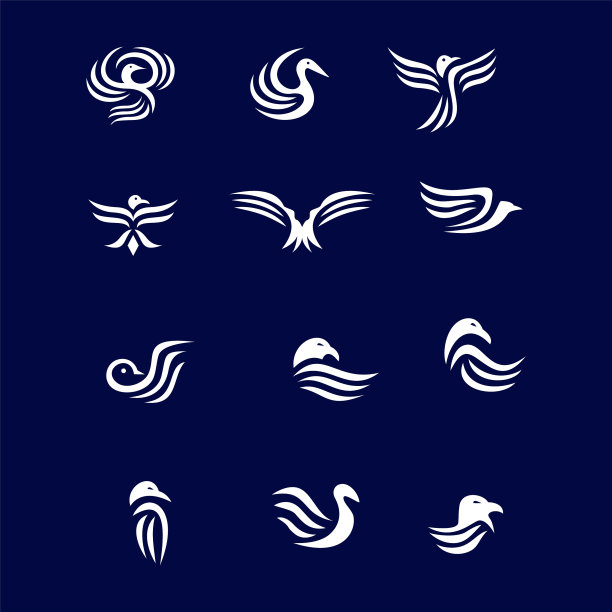 鸟标志设置图片下载