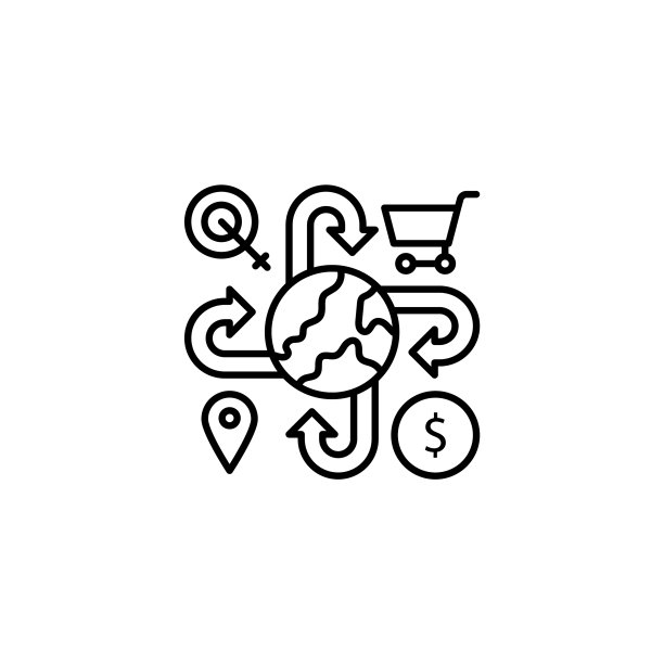 国际商业图标在标志类型图片下载