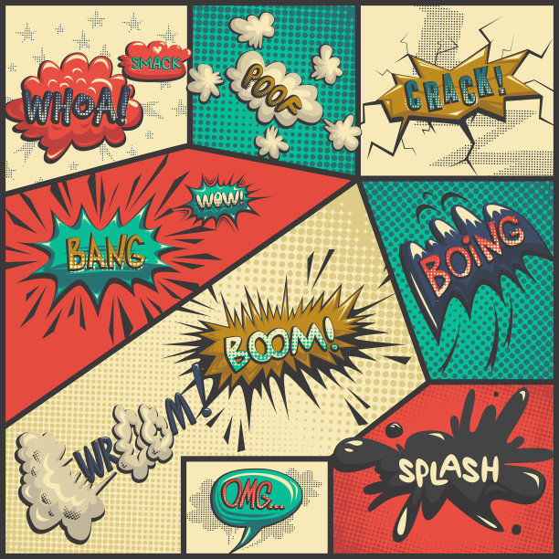 集漫画图标图片下载