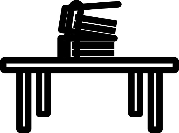 办公室矮桌图标图片下载