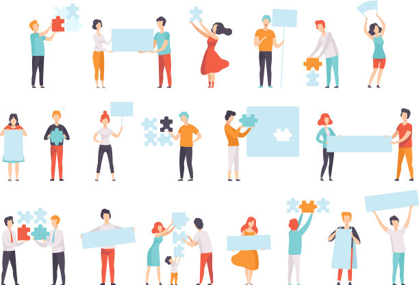 团队合作的概念与四图片下载