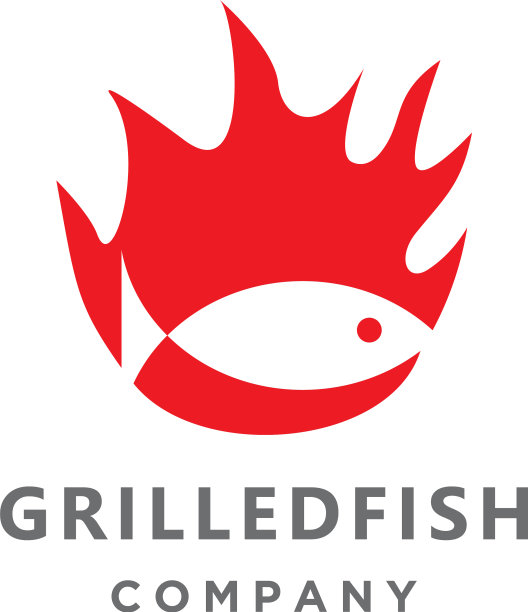 烤鱼的标志图片下载