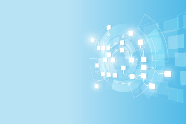 抽象电路网络区块链概念图片下载