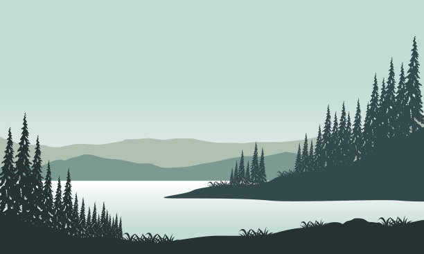 一个阳光明媚的早晨，景色非常美丽图片下载