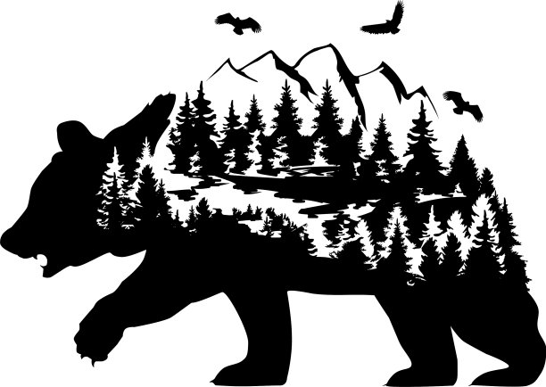 棕熊的幻想图片下载