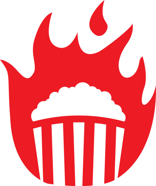 热爆米花标志图片下载