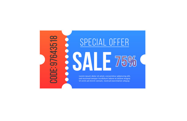 折扣券大减价。图片下载