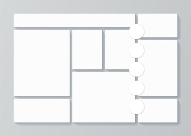 照片拼贴模板情绪板马赛克图片图片下载