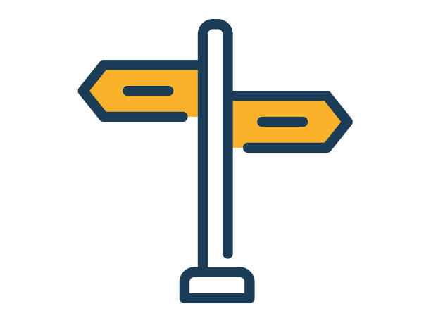 招牌单孤立的图标与破折号或图片下载