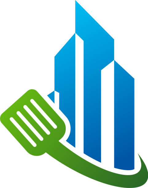 美食城标识模板创意建筑标识图片下载