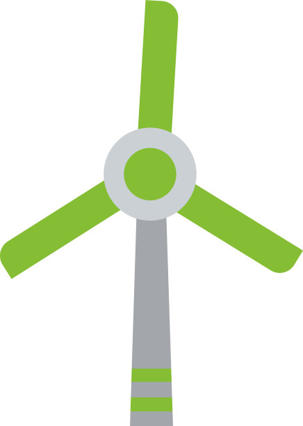 风力涡轮机的图标图片下载