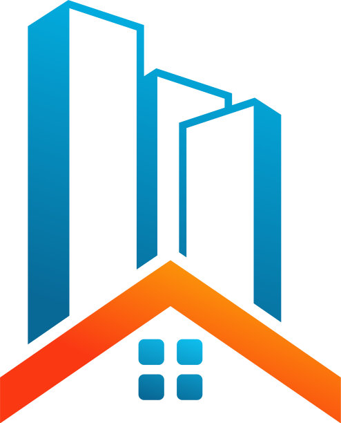 房屋城市标志模板创意建筑标志图片下载