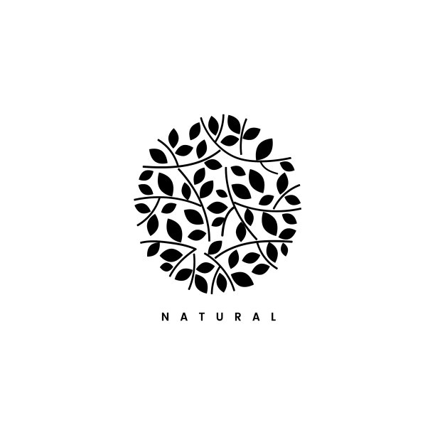 天然叶子品牌标志图片下载