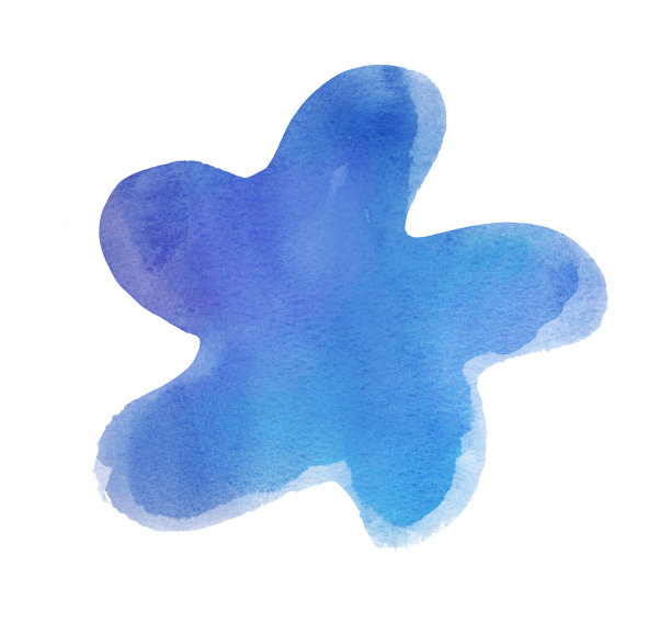 水彩液体形状横幅图片下载