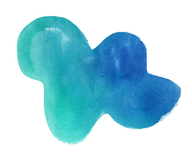 水彩液体形状横幅图片下载