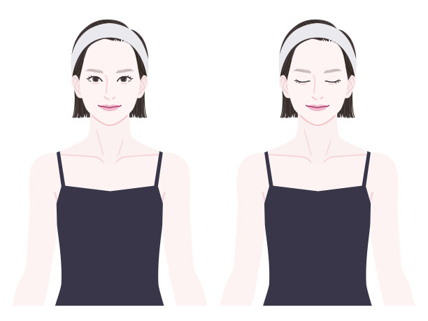 一个不化妆，穿着背心的女人。图片下载