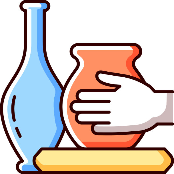 手工陶器RGB颜色图标图片下载