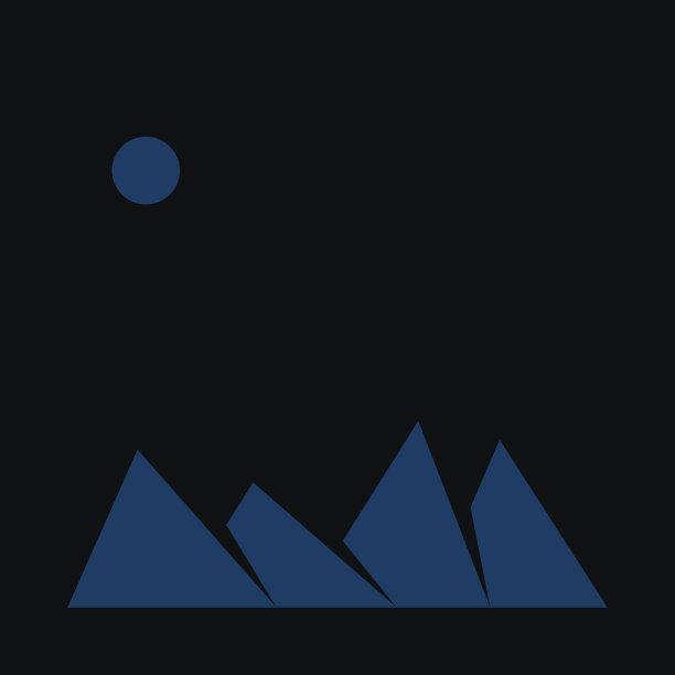 几何山脉剪影生成艺术海报插图图片下载