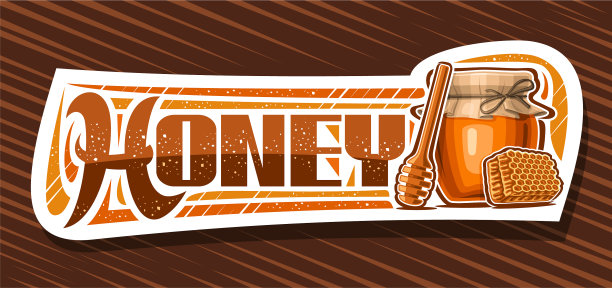 横幅的蜂蜜图片下载