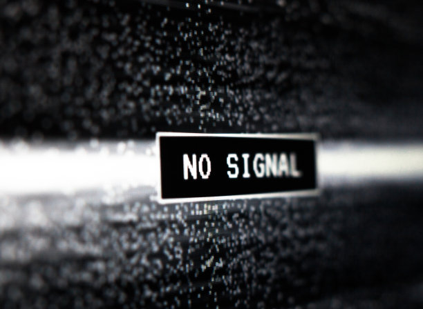 故障屏幕上没有信号。图片下载