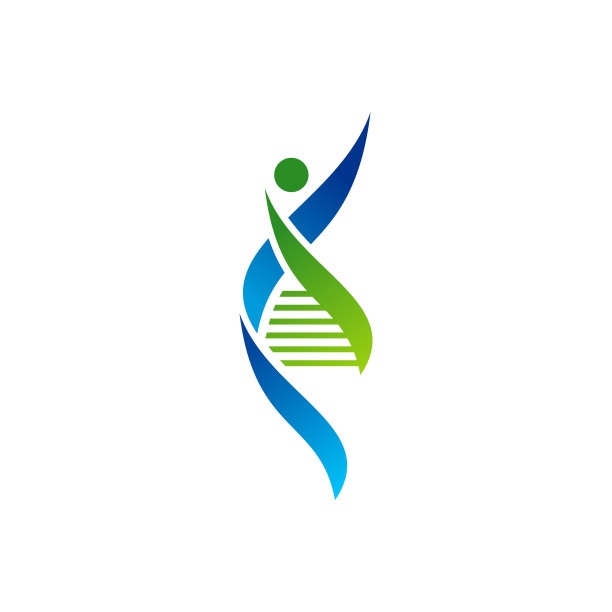 人DNA标志模板创意DNA标志图片下载