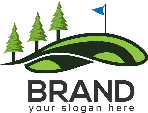 高尔夫球场标志模板高尔夫运动图片下载