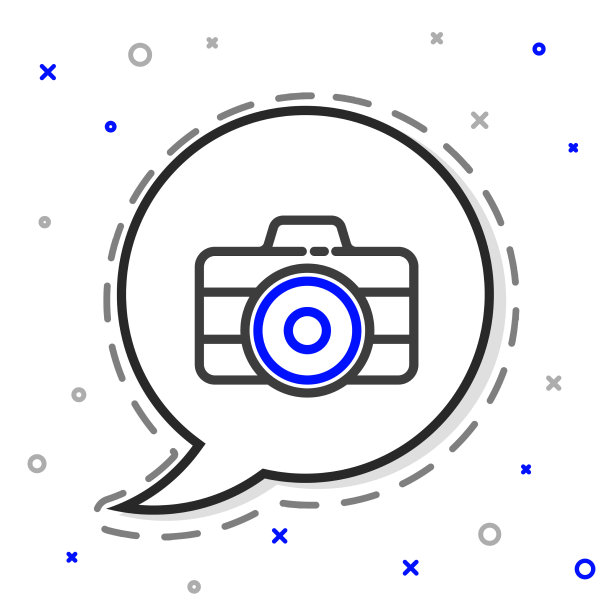 线照片相机图标孤立在白色图片下载