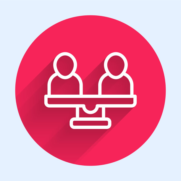 白线标志性别平等孤立与长图片下载