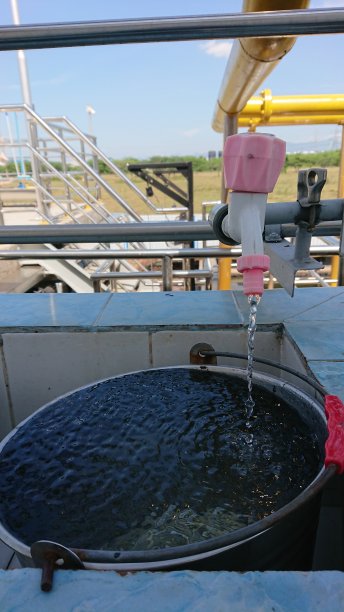 将自来水完全灌进桶中图片下载