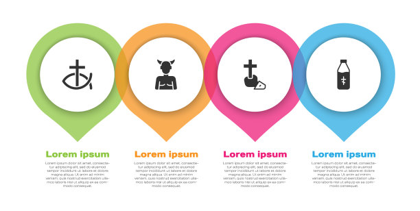 让基督的鱼克朗普斯见鬼的十字架和神圣图片下载