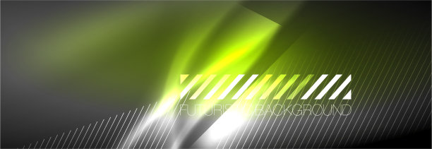 氖发光的线条，神奇的能量和光的运动图片下载