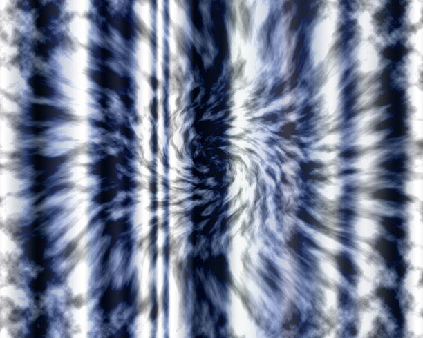 Shibori扎染抽象蓝色背景嬉皮风格迷幻织物波西米亚设计图片下载