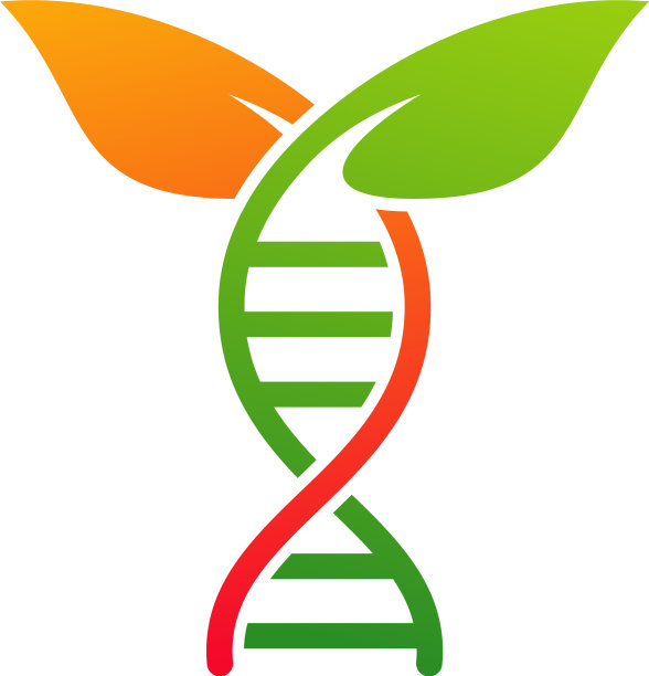 Leaf DNA标志模板创意DNA标志设计图片下载