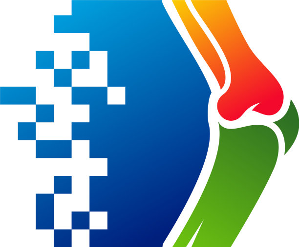 像素骨标识模板创意骨标识图片下载