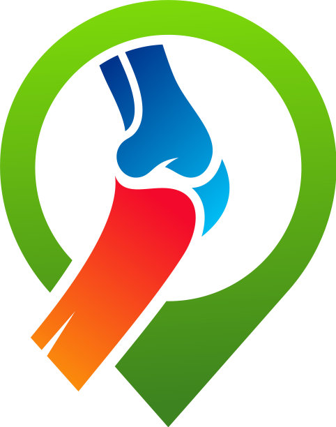 点骨标志模板创意骨标志图片下载