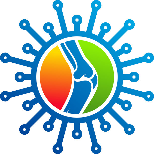 科技骨骼logo模板图片下载