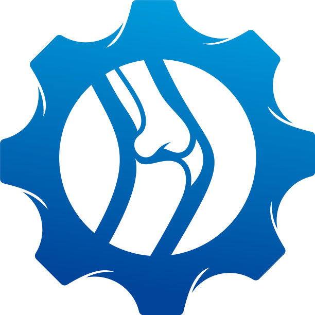 齿轮骨标志模板创意骨标志图片下载