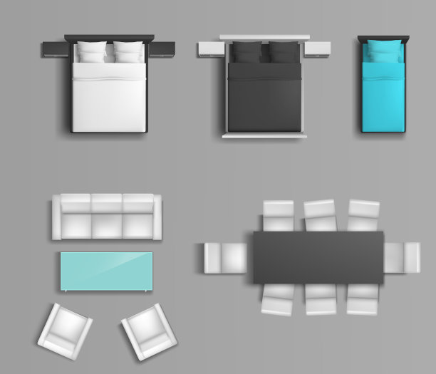 卧室和客厅家具套装图片下载