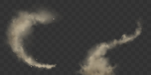 烟迹设置脏火烟雾设计元素图片下载