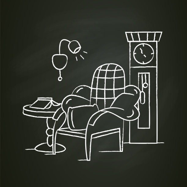 客厅粉笔图标图片下载