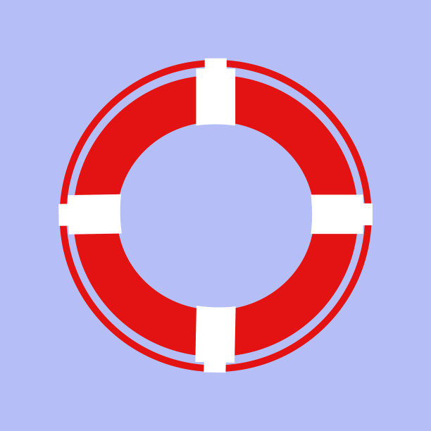 白色救生圈与绳子隔离兽医图片下载