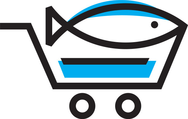 鱼类食品标志图片下载