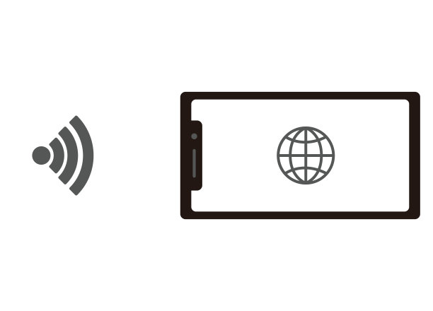 这是一个展示智能手机wifi的插图。图片下载