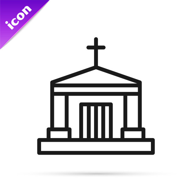 黑线老地窖图标孤立在白色图片下载