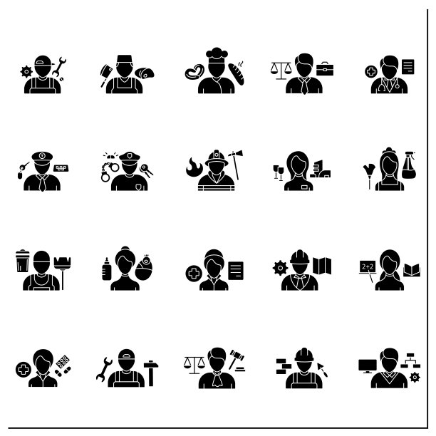 专业字形图标设置图片下载