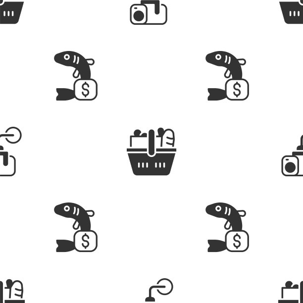 设置监控摄像头，购物篮，食物和图片下载